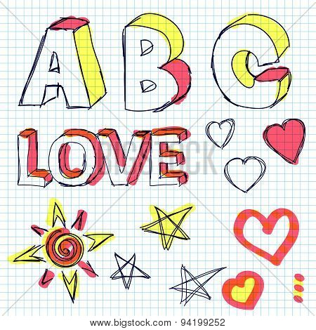 doodle I love you