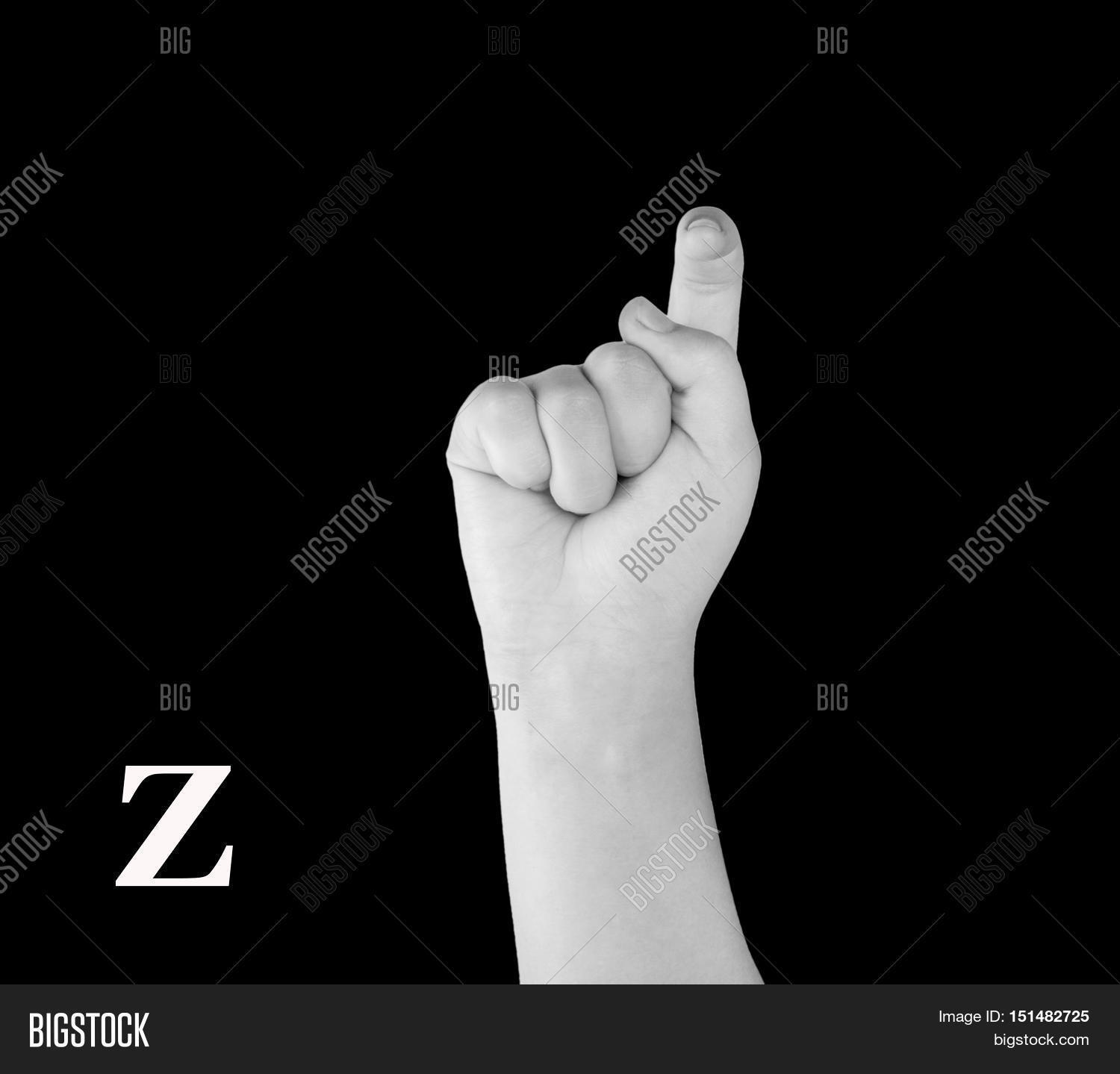 Letter Z. Finger Image & Photo (Free Trial) Bigstock