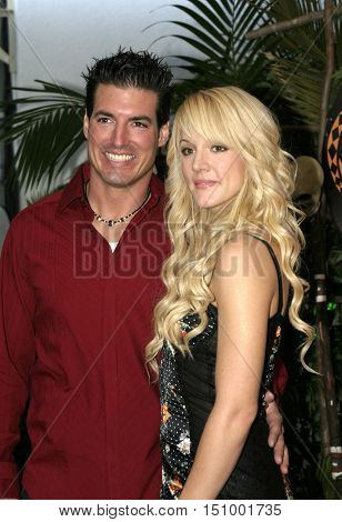 John Palyok and Dolly Neely at the finale for 'Survivor Vanuatu Islands of Fire' held at the CBS Television City in Hollywood, USA on December 12, 2004.