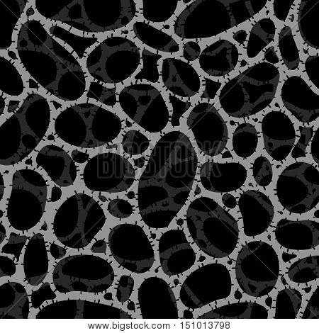 abstract bone spongy structure seamless pattern vector