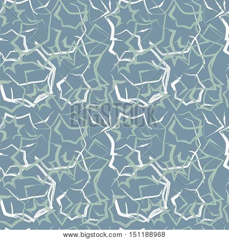 abstract stars grunge seamless pattern blue colot tone vector background