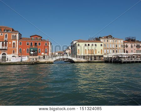 Giudecca Canal In Venice