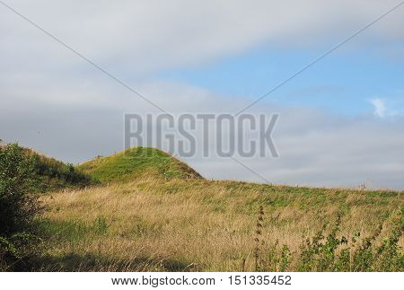 Old Sarum Castle Ditch In Salisbury