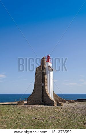 Lighthouse of the Cap Cerbere, Languedoc-Roussillon, France