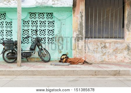 Rameswaram, Tamil Nadu, India - May 25, 2014. Full report about Rameswaram pilgrimage, religion Religious city rituals