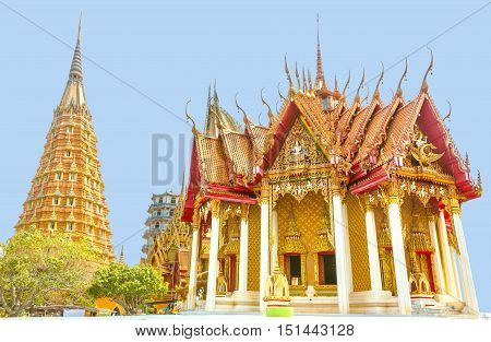 Bhuddist Pagoda Temples And Church In Thailand Travel Place