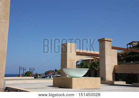 Small architectural forms on the Greek island of