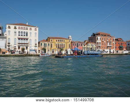 Giudecca Canal In Venice
