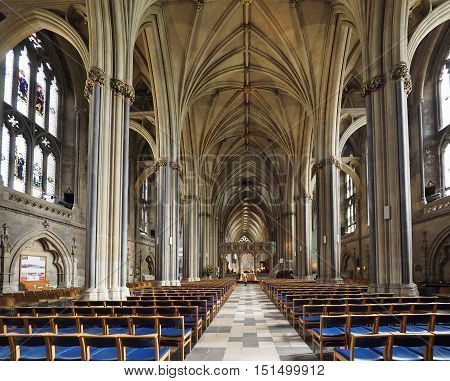 Bristol Cathedral In Bristol
