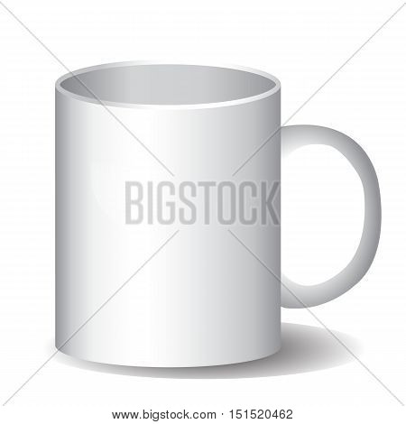Mock-up vector illustration  of a glass for your design