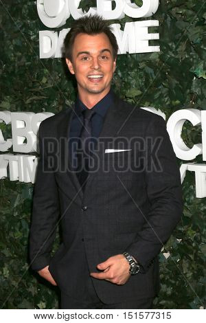 LOS ANGELES - OCT 10:  Darin Brooks at the CBS Daytime #1 for 30 Years Exhibit Reception at the Paley Center For Media on October 10, 2016 in Beverly Hills, CA