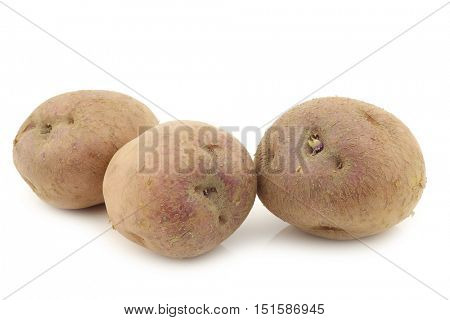 freshly harvested dutch potatoes called 