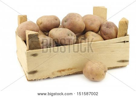 freshly harvested dutch potatoes called 