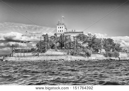 View Of Pavlovsky Cape In Sevastopol Bay, Crimea