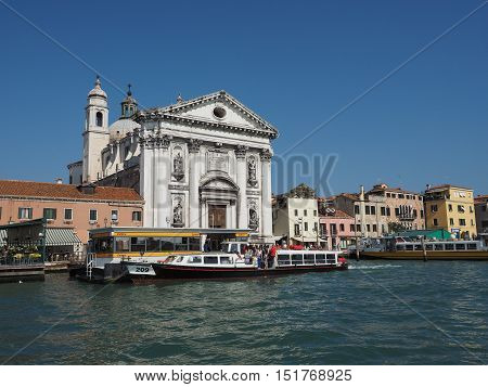 Giudecca Canal In Venice