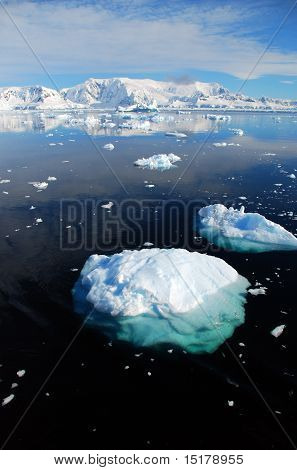 Eisberg im Meer schwimmende