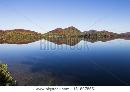 Lac-superieur, Mont-tremblant, Quebec, Canada
