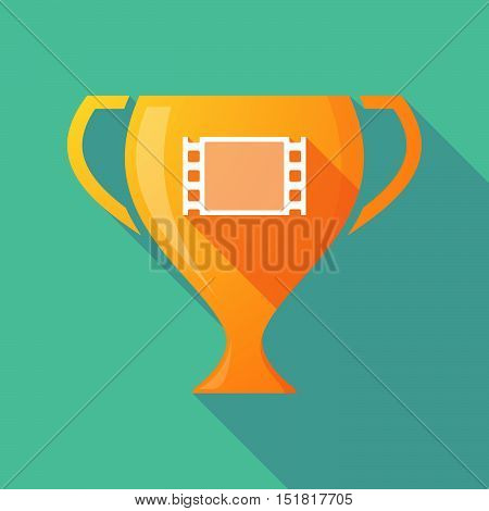 Long Shadow Gold Award Cup With A Film Photogram