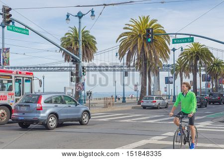 San Francisco California - Outubro 13 2016: Port of San Francisco