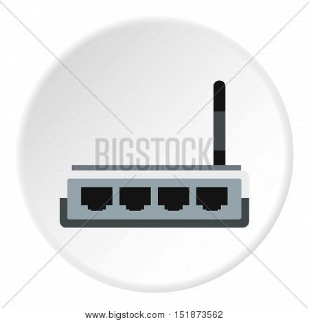 Modem icon. Flat illustration of modem vector icon for web
