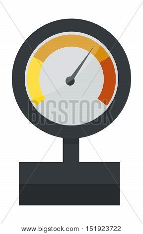 Parts of machinery flat mechanism manufacturing work detail design. Gear mechanical equipment part industry mechanism icon. Vector technology icon industry engineering technical factory mechanism
