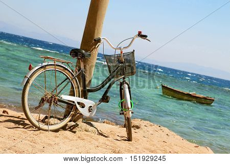 Bicycle On Beach
