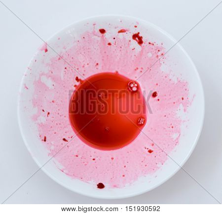 Blood On A White Plate