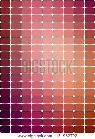 background with rounded rectangles of purple-brown color and its shades