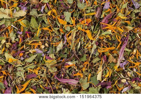 Dried Herbal Tea Leaves