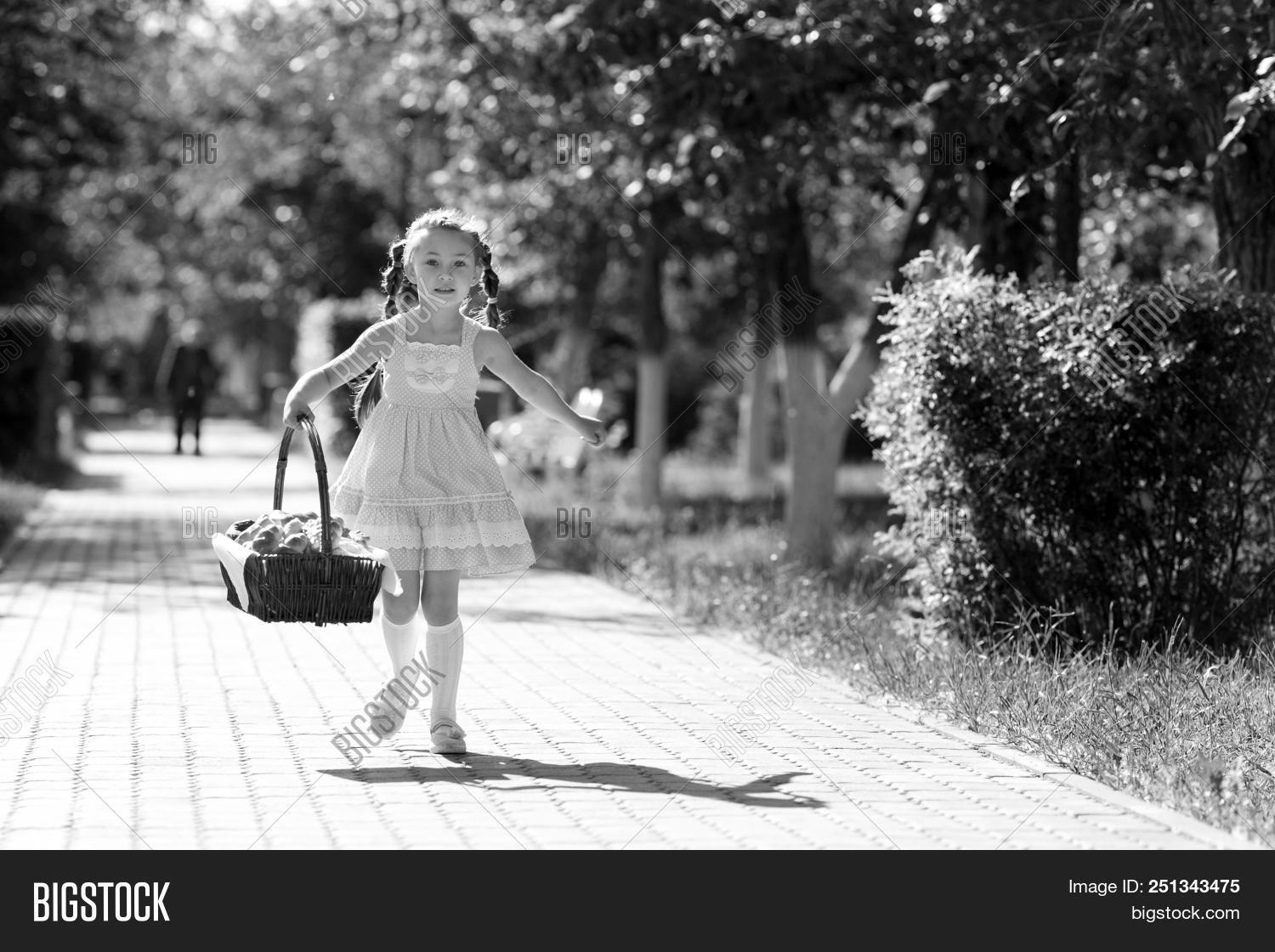 Little Girl Rushing Little Girl Runs Away Image & Photo (Free Trial) | Bigstock