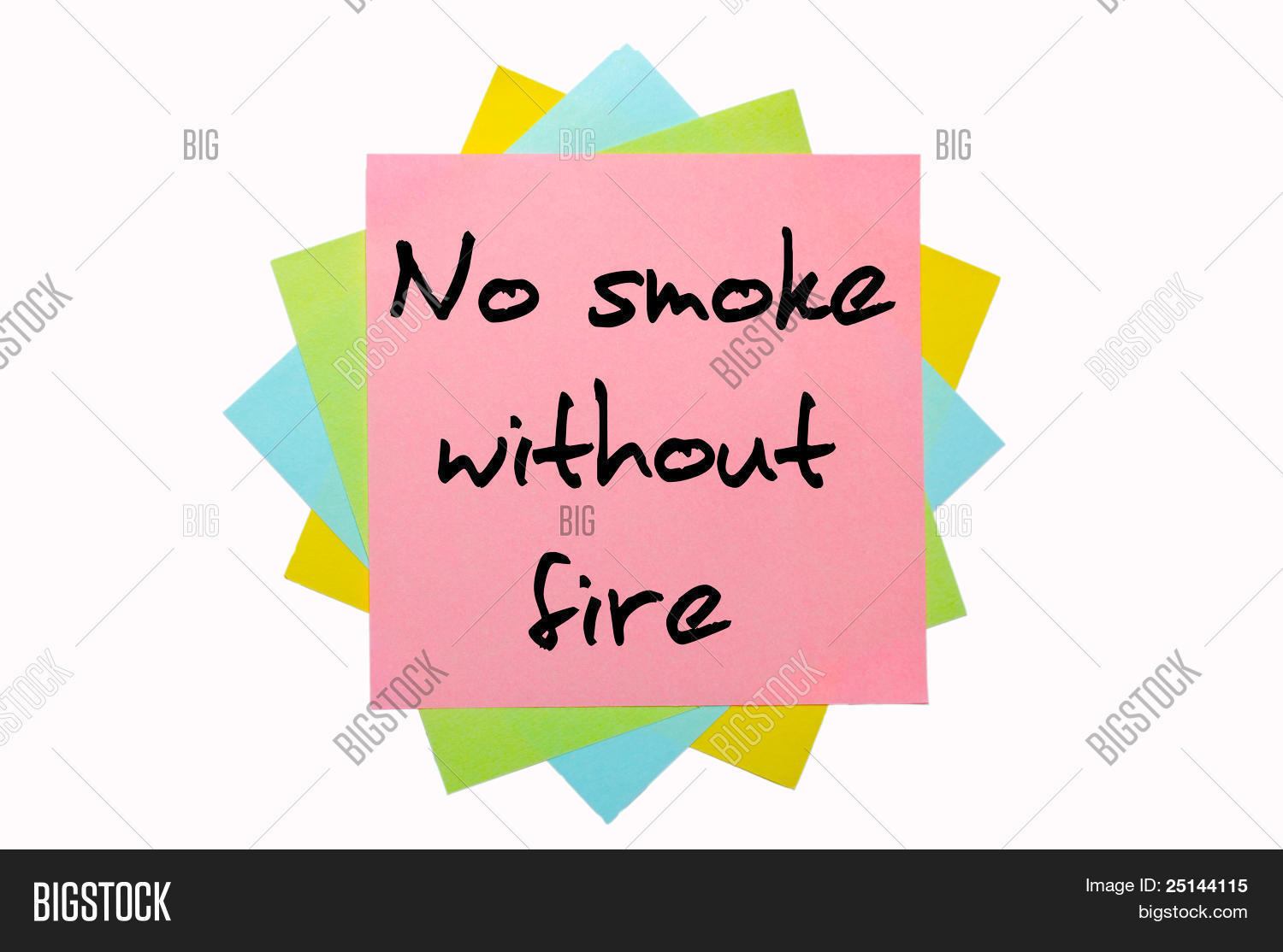 Proverb No Smoke Image Photo Free Trial Bigstock