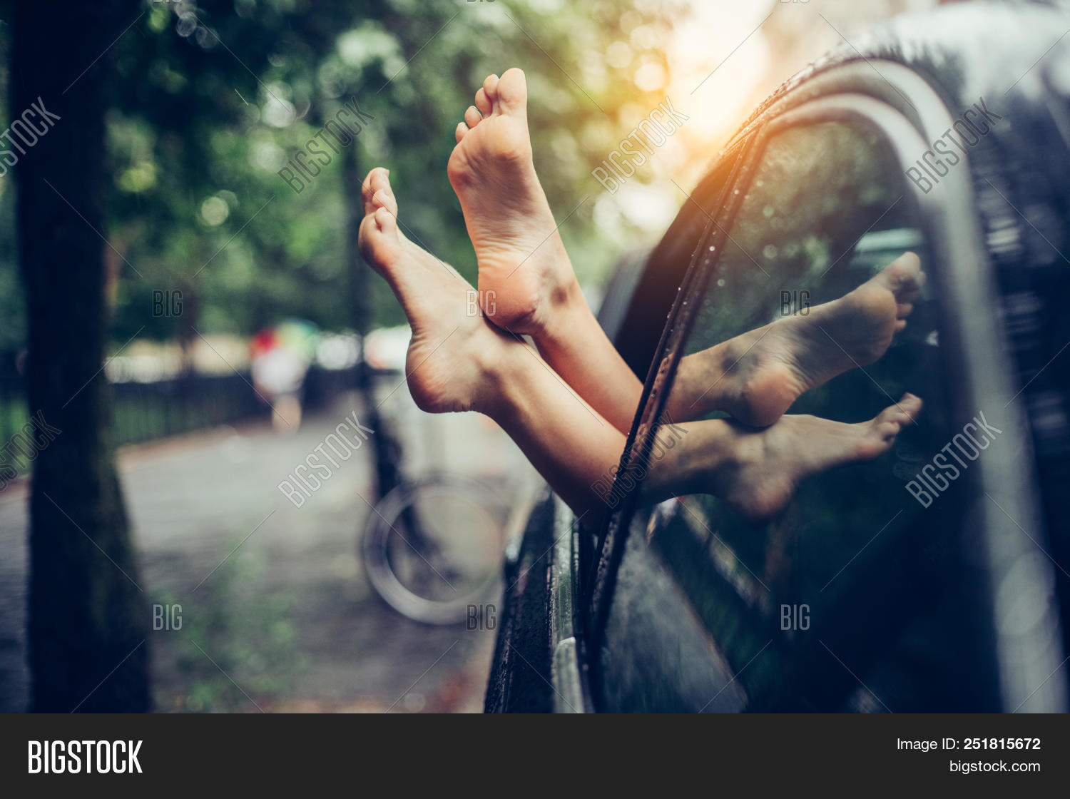 Female Legs Stick Out Image & Photo (Free Trial) Bigstock