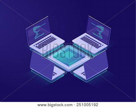Server Room, Artificial Intelligence, Big Data Processing, Online Banking Operations, Data Encryptio