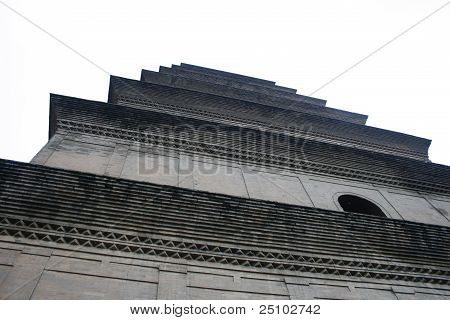 Wild Goose Pagoda i Downtown Xi'an, Kina