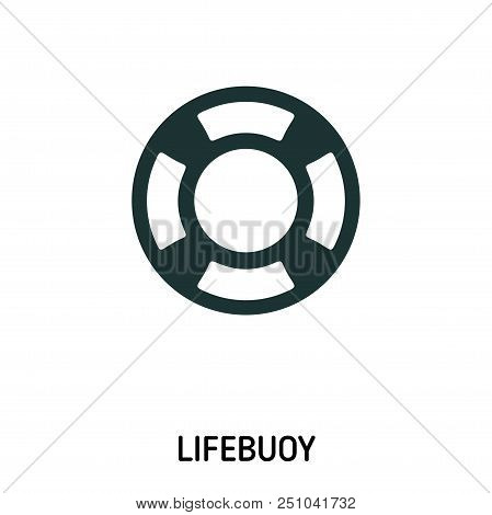 Lifebuoy Creative Icon. Simple Element Illustration. Lifebuoy Concept Symbol Design From Beach Icon