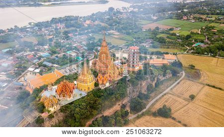 Landscape Of Wat Tham Suea, Kanchanaburi Thailand