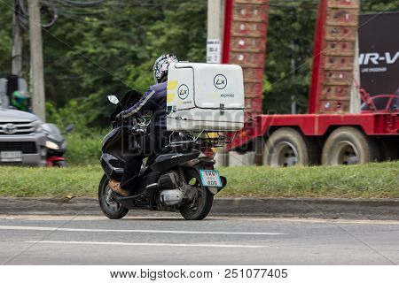 Lazada Express And Logistics Mini Container Motorcycle