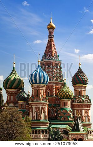 Saint Basil's Cathedral In Moscow