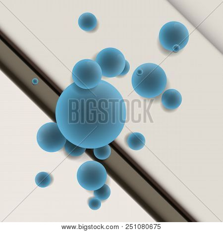 Black And Red And Blue Balloons Vector Abstract Background