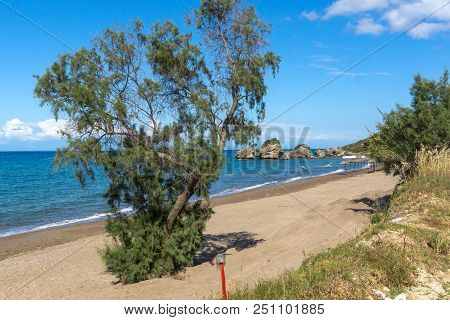 Amazing Seascape Of Porto Kaminia Beach, Zakynthos Island, Greece