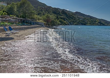 Amazing Seascape Of Porto Kaminia Beach, Zakynthos Island, Greece