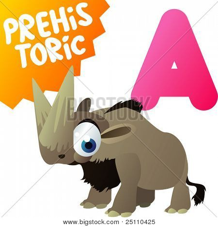 Animaux préhistoriques: A is for Arsinoitherium