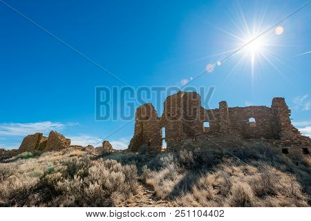 Pueblo Pintado Unit Of Chaco Culture National Monument In New Mexico