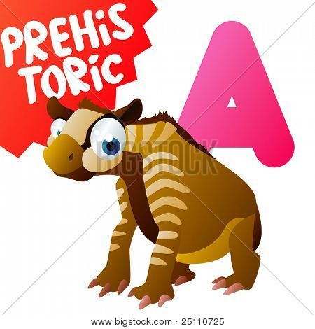 先史時代の ABC: Ancylotherium のです。