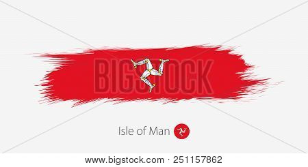 flag isle man grunge vector photo free trial bigstock