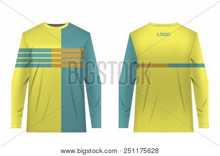 Templates Of Sportswear Designs For Sublimation Printing. Uniforms For Competitions, Team Games, Cor
