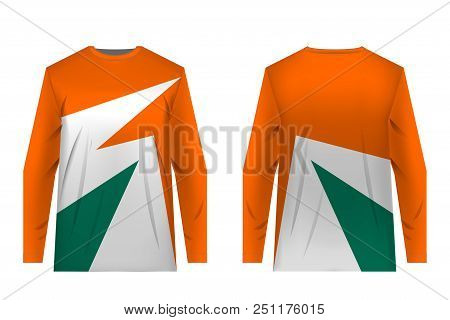 Templates Of Sportswear Designs For Sublimation Printing. Uniforms For Competitions, Team Games, Cor