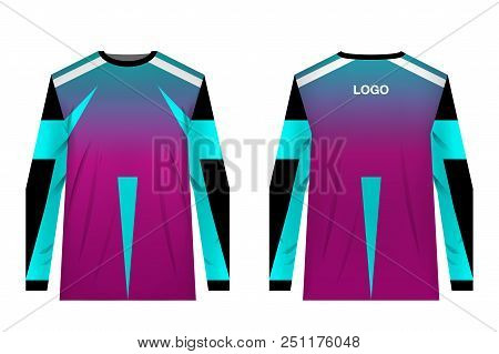 Templates Of Sportswear Designs For Sublimation Printing. Uniforms For Competitions, Team Games, Cor