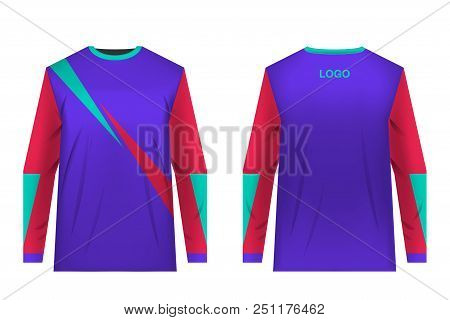 Templates Of Sportswear Designs For Sublimation Printing. Uniforms For Competitions, Team Games, Cor