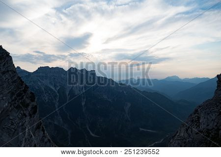 Totes Gebirge Mountains In Alps In Austria